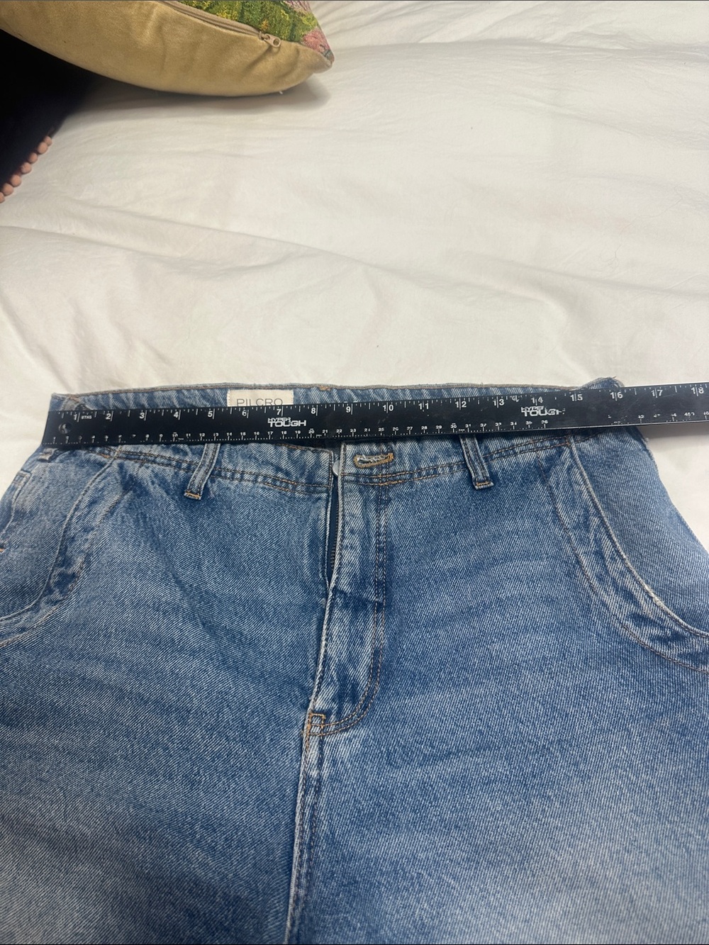 Pilcro The Lonnie high-rise denim Bermuda shorts - Picture 9 of 11